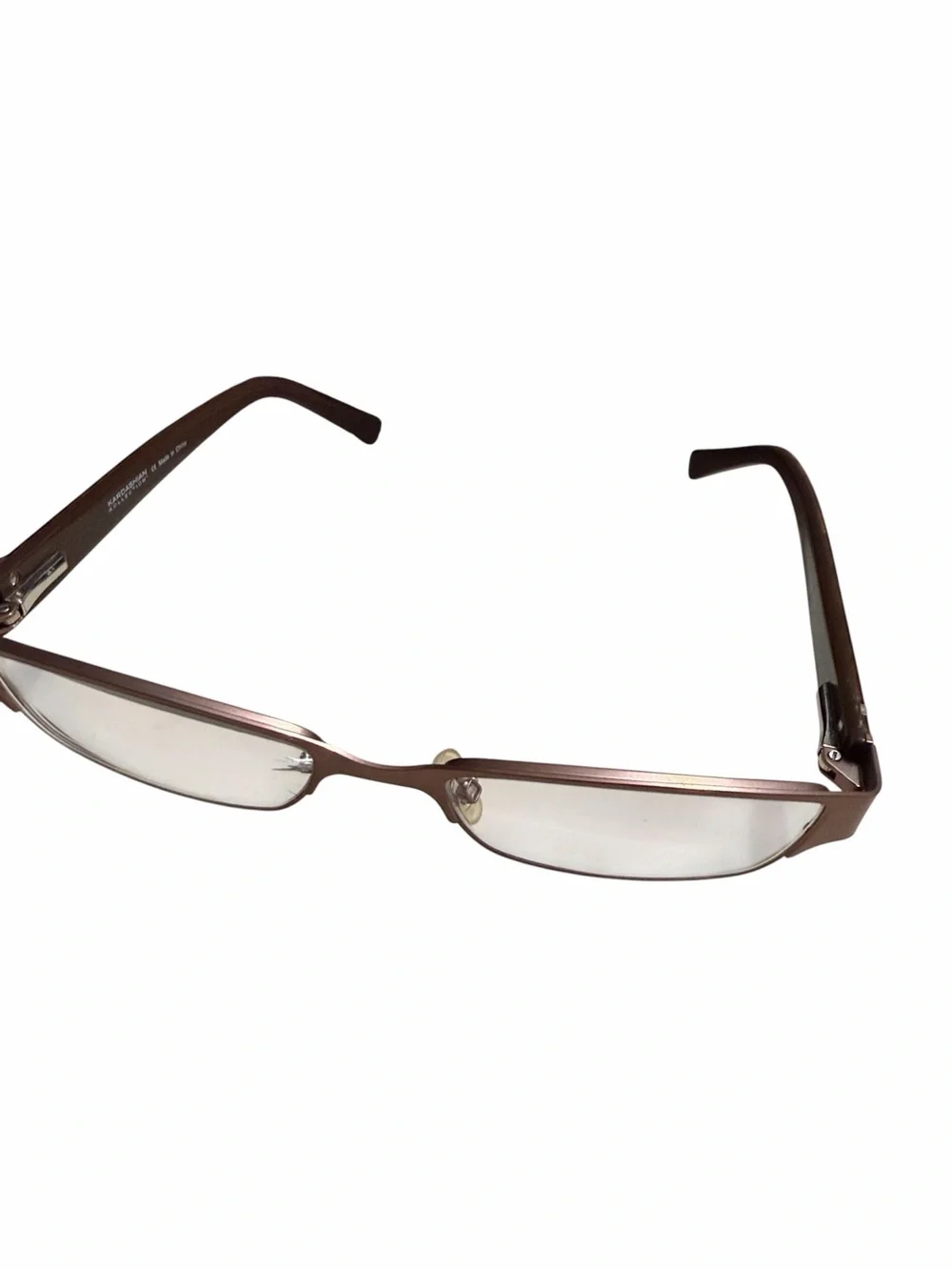 Kim Kadashian  Brown & gold animal print reading glasses like new